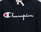 Mikina S Kapucí Champion Classic Logo Hooded Sweatshirt Navy