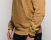 Mikina S Kapucí Champion Classic Logo Hooded Sweatshirt Brown