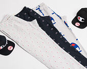 Tepláky Champion Classic Logo All Over Print Grey
