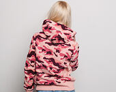 Dámská Mikina S Kapucí Champion Classic Mini Logo Embroidered Pink Camo