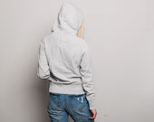 Dámská Mikina S Kapucí Champion Classic Mini Logo Chest Embroidered Grey