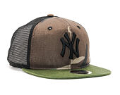 Dětská Kšiltovka New Era Trucker Washed Camo New York Yankees 9FIFTY Youth Marine Navy Camo Snapback