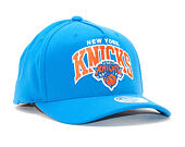 Kšiltovka Mitchell & Ness NBA Team Arch Pinch Panel 110 Flex-Snap New York Knicks Blue Snapback