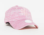 Dámská Kšiltovka New Era Engineered Fit New York Yankees 9FORTY Pink/Grey Heather Strapback