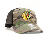 Kšiltovka 47 Brand Chicago Blackhawks Camo Branson MVP Snapback