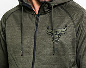 Mikina New Era Chicago Bulls NBA Engineered Fit Hoody New Olive