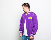 Bunda New Era Los Angeles Lakers NBA Team Apparel Bomber Purple