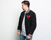 Bunda New Era Chicago Bulls NBA Team Apparel Bomber Black