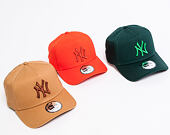 Kšiltovka New Era 9FORTY A-Frame New York Yankees League Essential Wheat/Brown Snapback