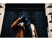 Kšiltovka New Era 9FORTY New York Yankees Winter Utility Melton Navy/White Clipback