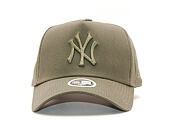 Dámská Kšiltovka New Era 9FORTY A-Frame New York Yankees League Essential New Olive Snapback