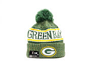 Kulich New Era Green Bay Packers Sideline Sport Knit Official Team Colors