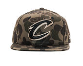 Kšiltovka New Era 9FIFTY Cleveland Cavaliers Original Fit Marine Navy Camo/Black Snapback