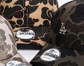 Kšiltovka New Era 9FORTY Los Angeles Dodgers Marine Navy Camo/Olive Strapback