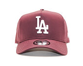 Kšiltovka New Era 9FORTY A-Frame Los Angeles Dodgers Ripstop Maroon/White Snapback