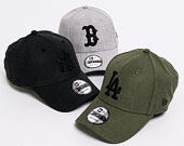 Kšiltovka New Era 9FORTY New York Yankees Heather Essential Black Strapback