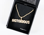 Pozlacený Řetízek King Ice Notorious B.I.G. "Notorious" Necklace