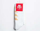 Ponožky Kappa Authentic Amal White/Gold