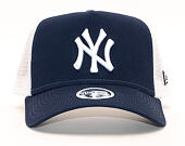 Dámská Kšiltovka New Era 9FORTY A-Frame Trucker New York Yankees Essential Navy/White Snapback