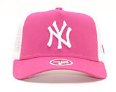 Dámská Kšiltovka New Era 9FORTY A-Frame New York Yankees Essential Pink/White Snapback