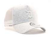 Kšiltovka New Era 9FORTY A-Frame Trucker Detroit Tigers Essential Jersey Gray/Gray Snapback