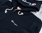Mikina Champion Hooded Full Zip Classic Logo Navy