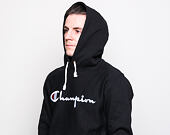 Mikina Champion Hooded Sweatshirt Classic Logo Black 212574 KK001 NBK
