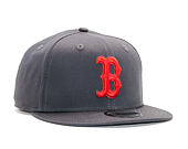 Kšiltovka New Era 9FIFTY Boston Red Sox Grey Heather/Scarlet Snapback