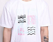 Triko Pink Dolphin Logo Sketch Tee White PS11911LSWH