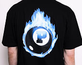 Triko Pink Dolphin 8 Ball Flame Tee Black PS119118BFBL