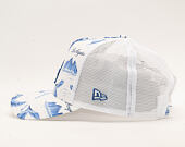 Kšiltovka New Era 9FORTY A-Frame Trucker Los Angeles Dodgers Desert Island White/Light Royal