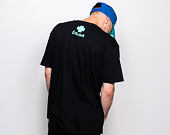 Triko Pink Dolphin Waves Stamp Black