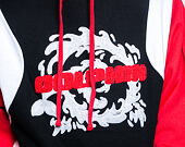 Mikina Pink Dolphin Wave Block Black/Red/White