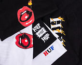 Triko HUF Crust H Black