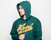 Mikina Karl Kani College Hoodie green/yellow