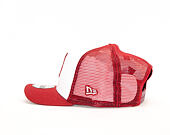 Dětská Kšiltovka New Era 9FORTY Trucker Script Toddler Optic White / Red Snapback