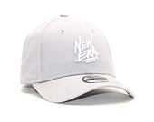 Dětská Kšiltovka New Era 9FORTY Script Youth Dolphin Gray / White Strapback