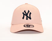 Kšiltovka New Era 9FORTY League Essential New York Yankees Blush Sky Pink / Navy Strapback