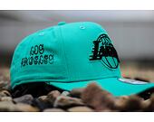 Kšiltovka New Era 9FIFTY Hard Bootleg Neon Los Angeles Lakers Blue Tint Snapback