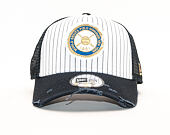 Kšiltovka New Era 9FORTY Trucker World Series Patch New York Yankees Navy / Optic White Snapback