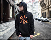 Mikina New Era New York Yankees Seasonal Team Logo Hoody Black/Rust Orange