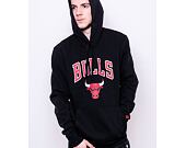 Mikina s kapucí New Era Essential Logo Pull Over Hoody Chicago Bulls Black