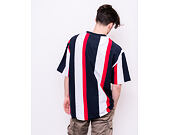 Triko Karl Kani Signature Stripe Tee 6060590 Navy/Red/White