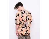 Triko Karl Kani Signature Camo Tee 6060598 Camel/Black/Coral/Yellow