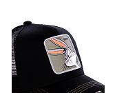 Kšiltovka Capslab - Trucker Looney Tunes - Bugs Bunny - Black