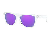 Sluneční Brýle Oakley Frogskins Polished Clear/Prizm Violet OO9013-H755
