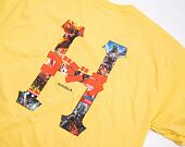 Triko Huf Vs Godzilla Classic H SS T-Shirt Yellow