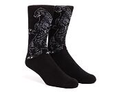 Ponožky Huf Vs Godzilla Socken Black