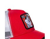 Kšiltovka Capslab - Trucker Looney Tunes - Bugs Bunny - Red / Grey