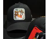 Kšiltovka Capslab Trucker - Looney Tunes - Taz - Black